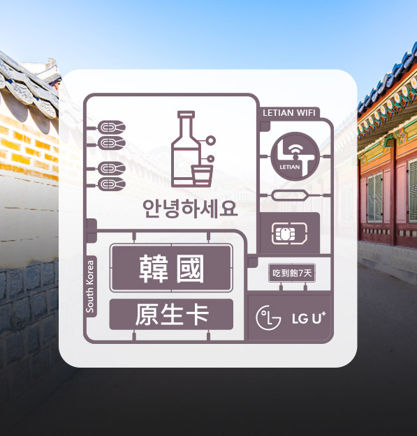 eSIM - 韓國｜吃到飽｜樂天上網卡