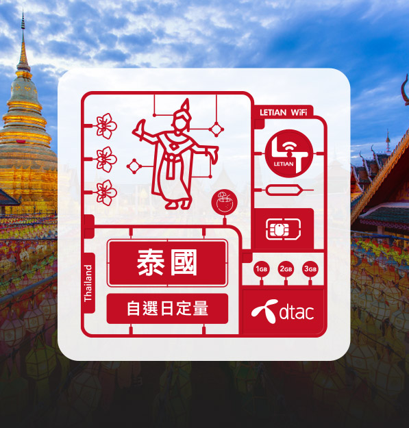 泰國｜日定量｜樂天上網卡