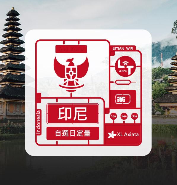 印尼｜日定量｜樂天上網卡